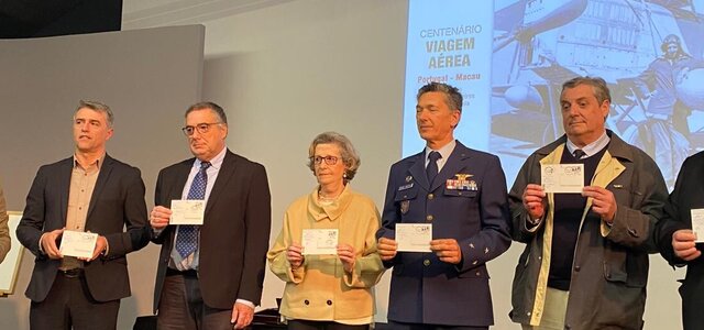 fotografia ilustrativa do momentos da apresentação do postal